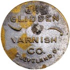  1875  Cleveland Oh Clv-unlisted F H Glidden Merchant Token Varnish Co