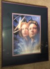 The X-files Legends Art Print   Framed   Fox Mulder   Dana Scully   Water Damage