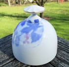 Grape Leaves Bell Fukagawa Porcelain Arita Japan For Danbury Bells Of The World