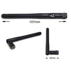 5-pack Lot Rp-sma Antenna For Wifi 2 4ghz 5ghz Wireless Router Or Card  black 
