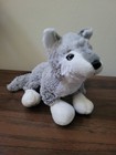 Ganz Webkinz Lot Of 2 Wolves Grey Wolf Black Wolf Plush Stuffed Animals No Codes
