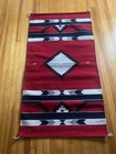 Beautiful Vintage Zapotec Native American Rug Wall Dazzler Marisol Antique Red