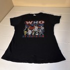 The Who My Generation Graphic T-shirt Black Women   s Size S Rock   Pop Music