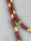 Rare 1600s Seneca  iroquois  Trade Beads In Red   Gold  color 
