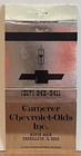 Camerer Chevrolet Olds Inc Carrollton Il Illinois Vintage Matchbook Cover