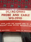 Vintage Rca Probe And Cable Wg-299d In Original Box Display Colletable         