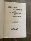 Rare 1923 Crane Company Catalog  Valves And Fittings  Asbestos Packing Vintage