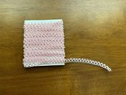 4 Yards Baby Pink Handmade Tatted Lace Trim Edging