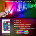 Outdoor 6pcs Led Rgb Color Spotlights Landscape Lights Garden Pathway Wall Lamps