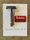 Vintage 1959 Gillette Fatboy Adjustable Safety Razor     E2 Date Code