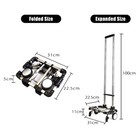 Folding Hand Truck portable Carrying Cart  Compact  Mini Lightweight For Trav   