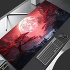 Starry Sky Moon Xxl Mouse Pad Large Desk Mat Non-slip Gaming Keyboard Pad Usa