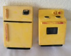 Set Of 2  Vintage Vanderbilt Stove oven   Refrigerator Magnets Hong Kong
