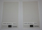 Stampin Up Retired Thanks   Hello Embossing Folders Words Great Condition 