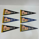 Lot Of 6 Vintage York  Pa Historical Haines Shoe House Felt 12  Pennants