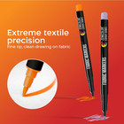 40 Fabric Markers Pens Set - Non Toxic  Indelible And Permanent Fabric Paint - F