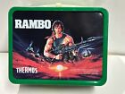 Rambo  1985  Last Vintage Lunchbox With Thermos Excellent Shape  9   