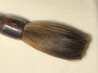 Vtg  Chinese Calligraphy 17 25  Long Soft Natural Hair Brush Carved Handle