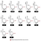 50pcs Circle Fishing Hooks 1  1 0 5 0 Ultra Sharp Carbon Steel Octopus Offset