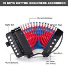 Beginner Accordion  10 Keys Button Control Beginners Accordions Musical Instr   