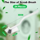 24pk Yinkin Corner Scrub Brush For Sink Tile Window Deep Cleaning