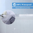 Extra Wide Shower Curtain Liner 108 X 72  Waterproof Heavy Duty Clear Vinyl Show