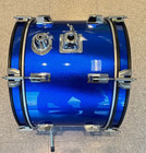 Brand New Mendini 16 x14  Bass Drum Sparkle Blue     Open Box