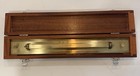 Theo Alteneder   Sons Phila  Pa 18  Brass Rolling Ruler Navy Drafting Tool  Rare