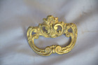 Superb Antique Victorian Dresser Cast Brass Drawer Pull C 1890  r43 