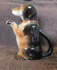 Vintage rare  Porcelain Erphila  marked 6703b germany 1950 s Pitcher  Dachdhund