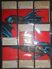 1966 Batman  red Bat  Complete 44  Card Set  Topps