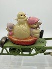 Vtg Occupied Japan Easter On Parade Celluloid   Tin Wind-up Toy W Key