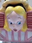 Walt Disney Alice In Wonderland Trapped In House Ceramic Cookie Jar  12 1 4 