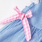 New Back To School Pencil Girls Boutique Blue Striped Dress