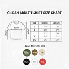 Papa Embroidered  Adult T-shirt  Adult L  Gildan    Military Green  New Men12