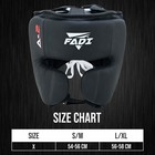 Fadi Sports Genuine Leather Boxing Headgear Kickboxing Sparring Guard