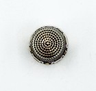 Vintage Sterling Silver   Gold Wash Stern Bros Panel Thimble   538