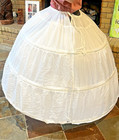 Quinceanera Hoop Skirt cage Hoop Skirt Petticoat Crinoline  White- New