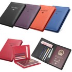 Safe Travel Passport Holder Wallet Holder Rfid Blocking Leather Card Cover Case