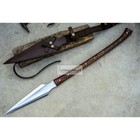 Custom Handmade Historical Viking Spear   33   Carbon Steel Blade  hunting Spear