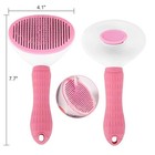 Pet Hair Remover Dog Cat Comb Grooming Massage Deshedding Self Cleaning Brush   