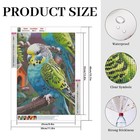 Diamond Painting Kit Round Diamond Art Featuring A Parrot  5d Diy Art Craft For 