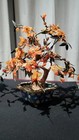 Chinese Republic A Pair Of Jingtai Blue Agate Jade Flower Bonsai  Perfect   