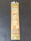Victorian Castle Brand Glass Head Hat Pins In Original Antique Box sleeve 9 
