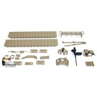 M1a2 Abrams Tuski Rc Metal Tank Upgraded Part For Henglong Plastic Tank