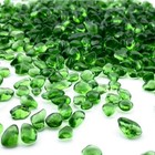 Green Glass Stones  0 85lb 385g Aquarium Gravel Rocks  Green Aquarium Pebbles Fo