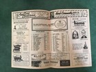 1964 Oct 22nd Boston Bruins Versus Toronto Maple Leafs Program Boston Garden