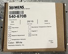 Siemens Rs540   Electronic Room Sensor   540-670b   Override Option   New