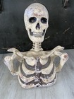 Odd Fellows Paper Mache Skeleton Ceremonial Halloween Vintage 