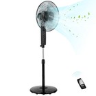 16  Pedestal Fan With Remote adjustable Height   Tilt  3 Speeds  3 Modes  Timer
